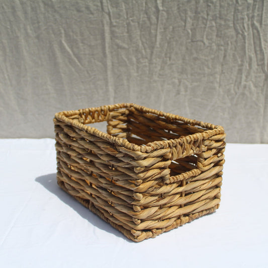 Basket: Woven Water Hyacinth