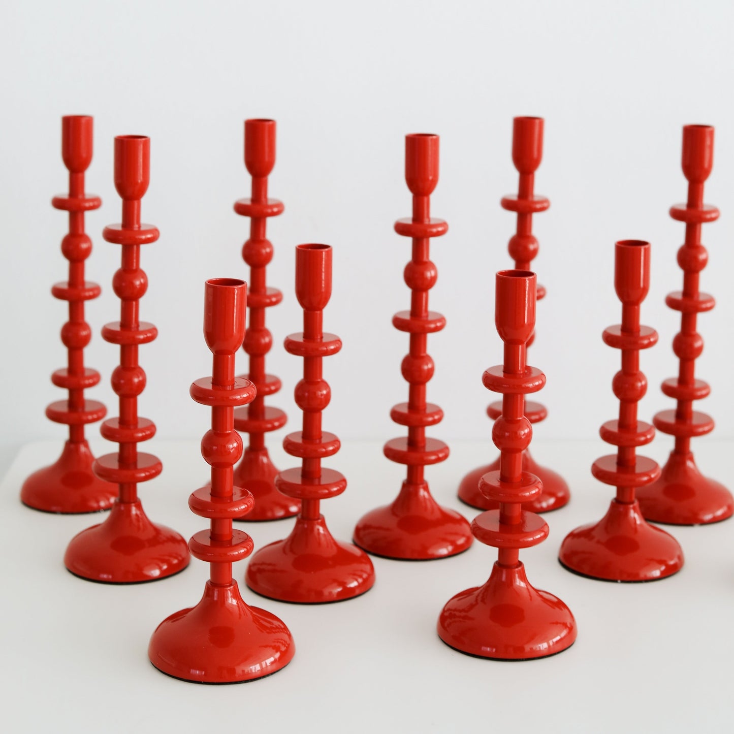 Candlestick Holder: Red