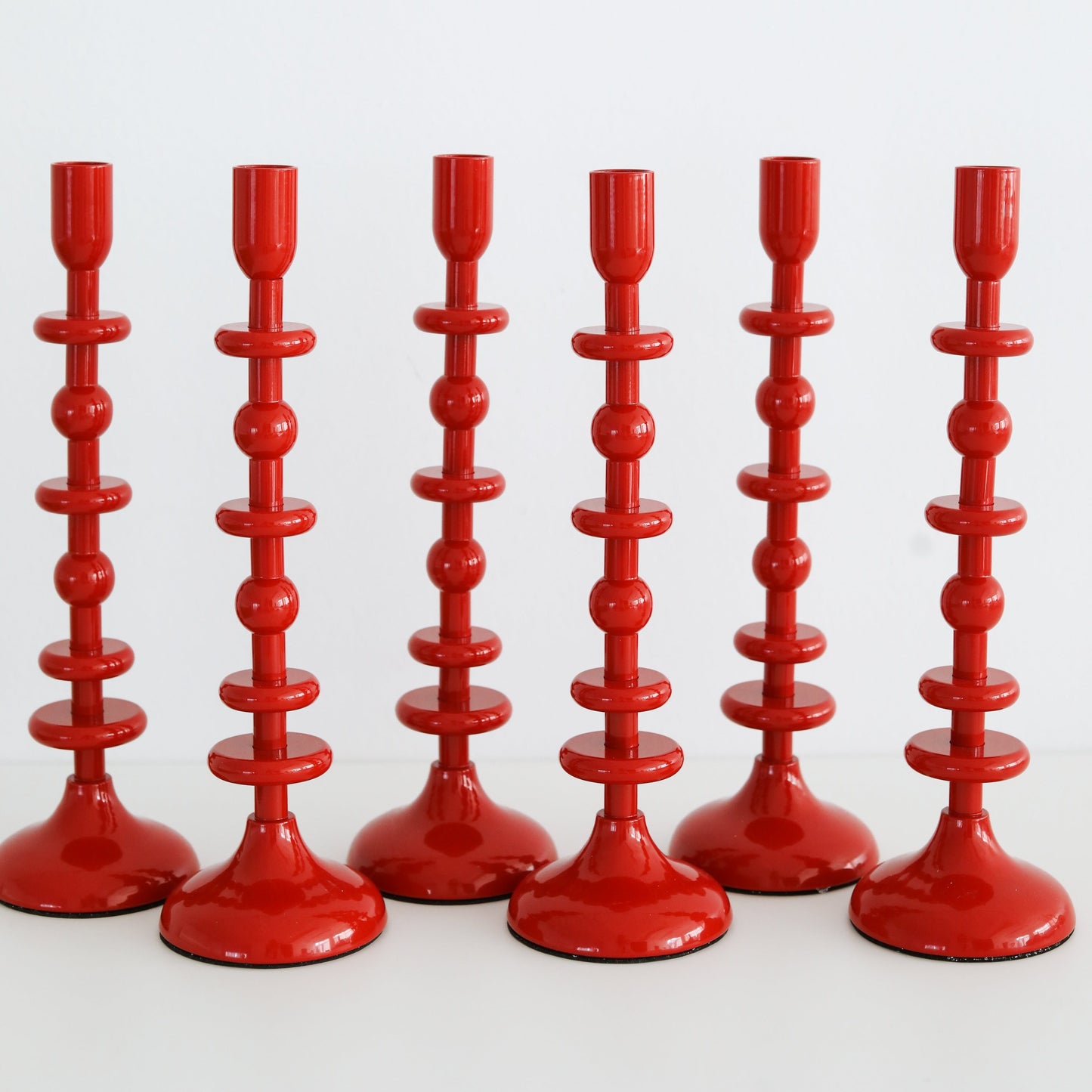 Candlestick Holder: Red