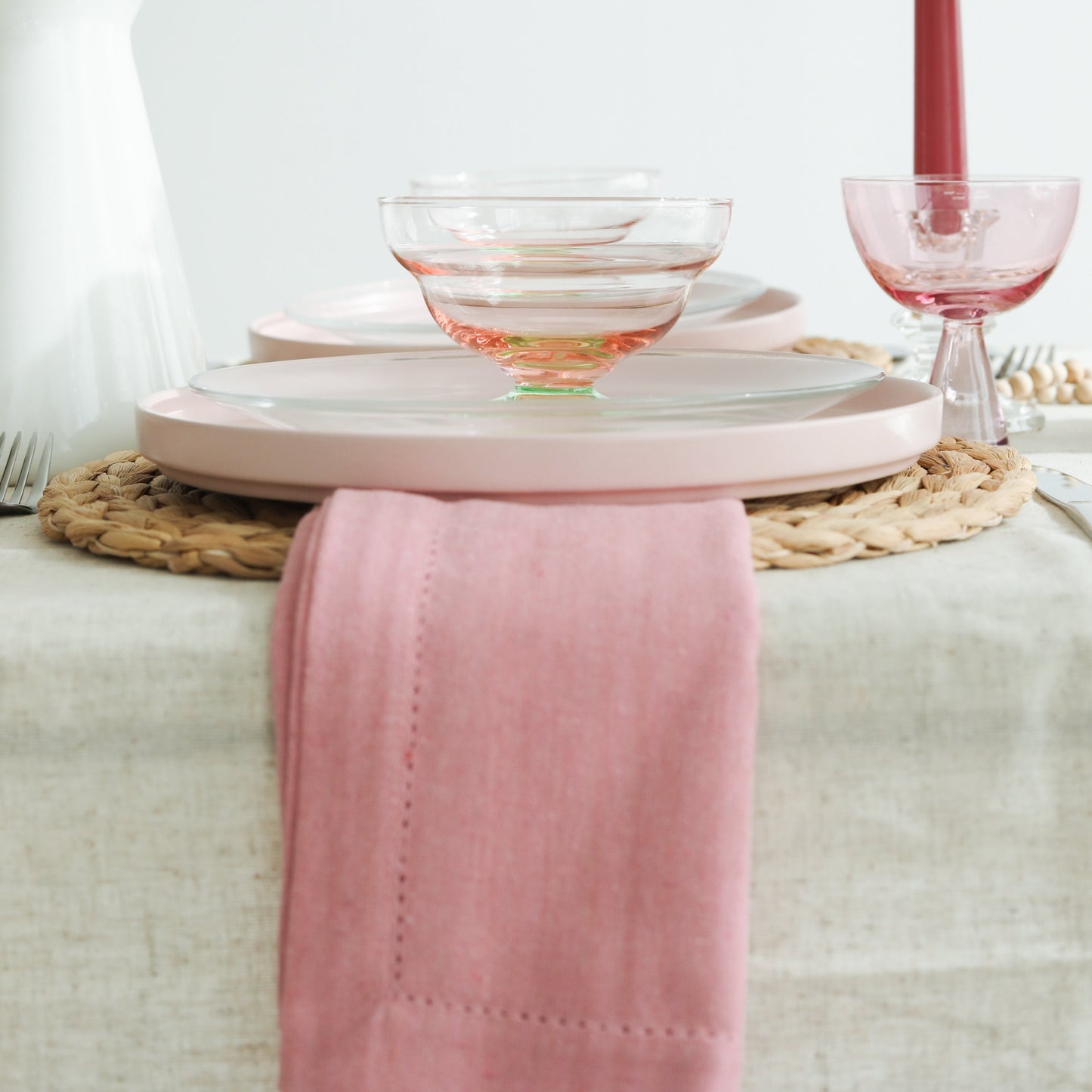 Dinner Napkin: Pink