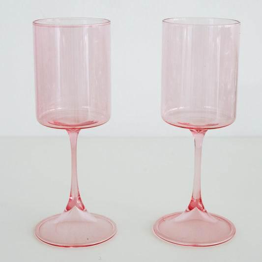 Wine Glass: Pink