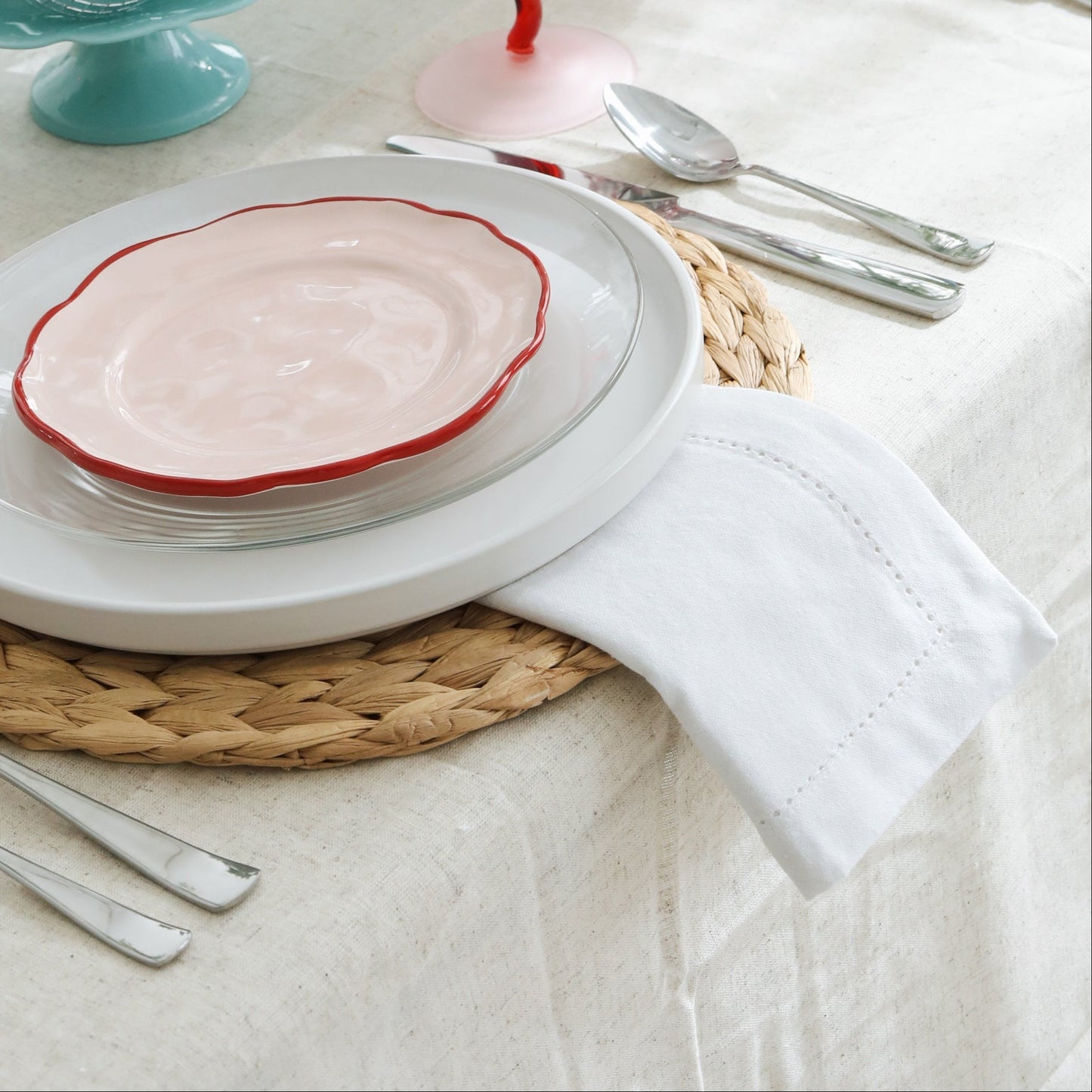 Dinner Napkin: White