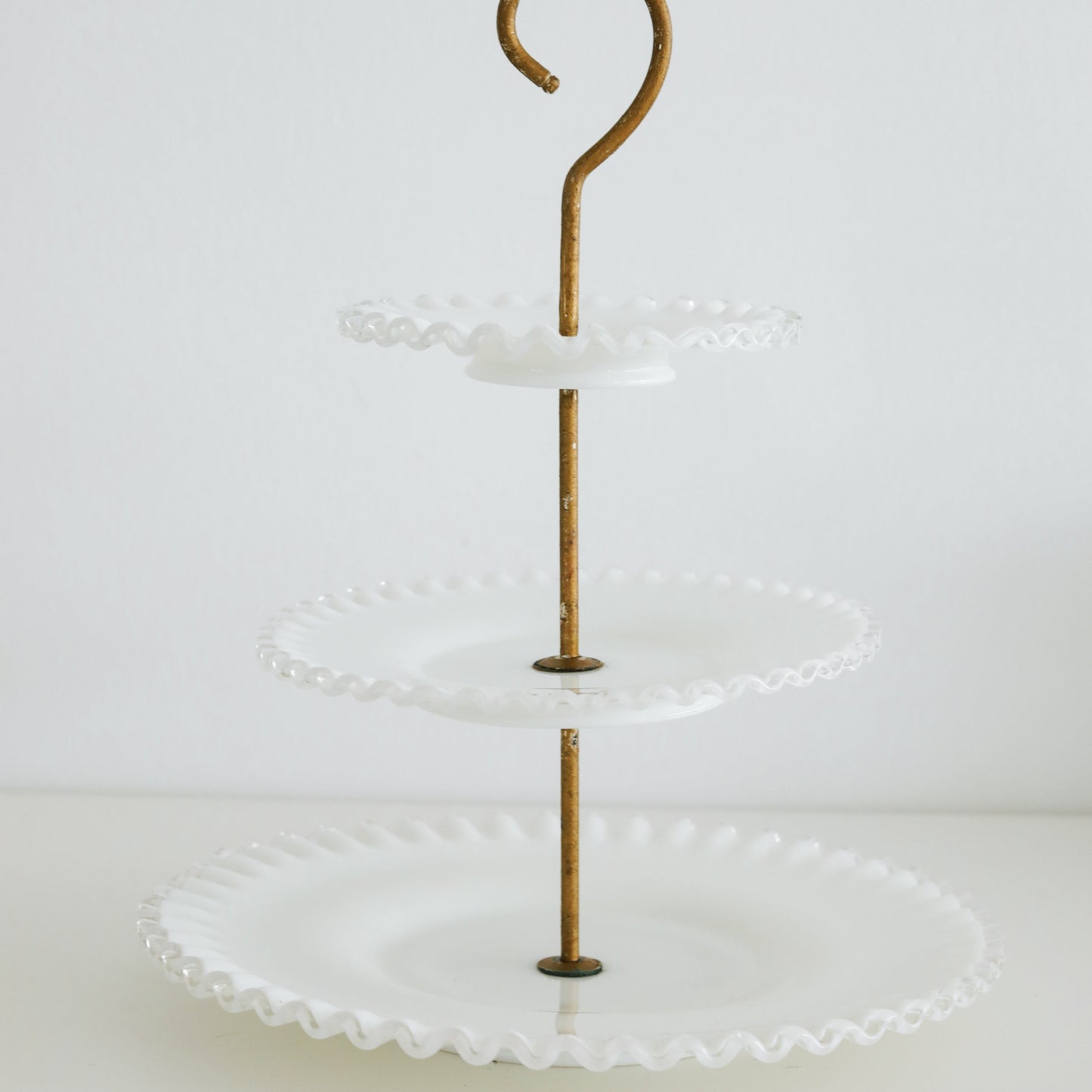 Tiered Dessert Tray: White