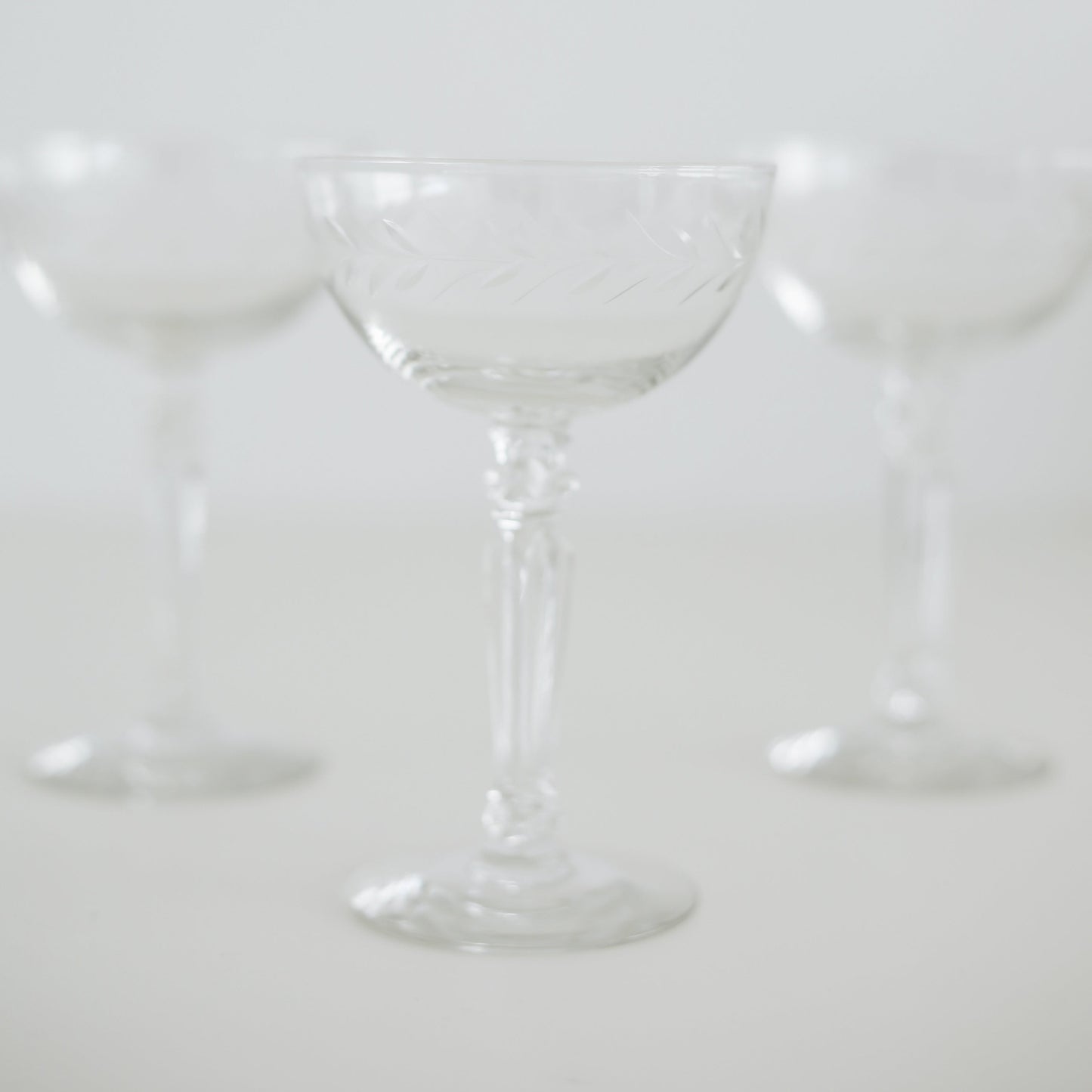 Coupe Glass: Decorative