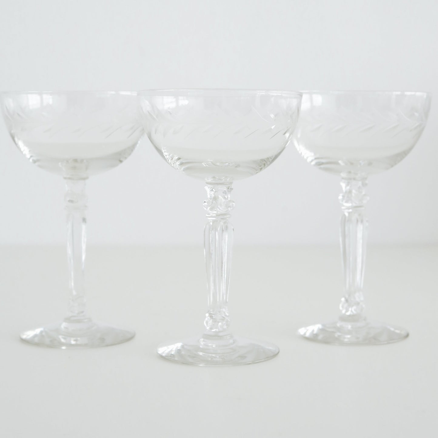 Coupe Glass: Decorative