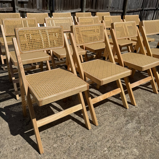 Folding Chair: Rattan