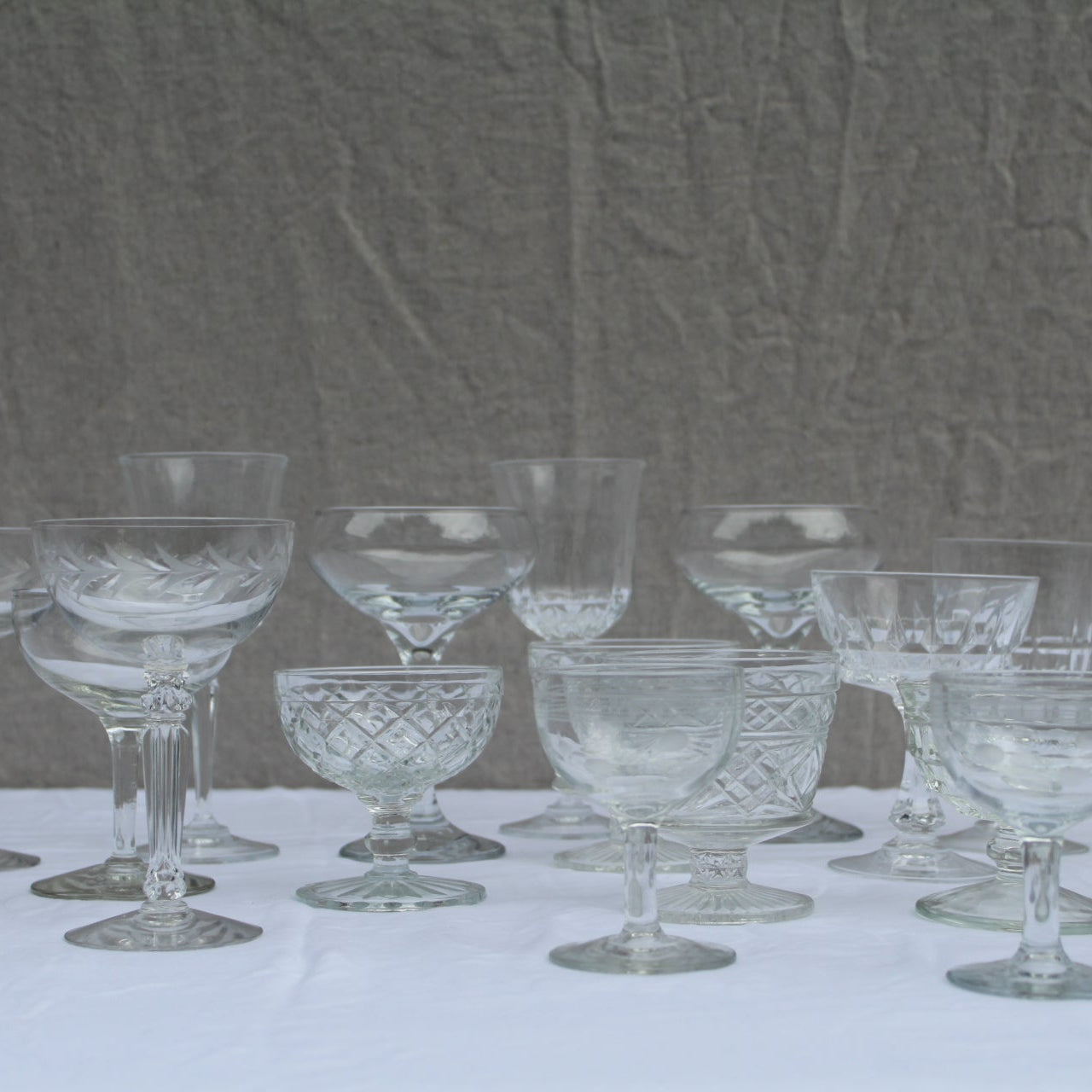 Coupe Glass: Decorative