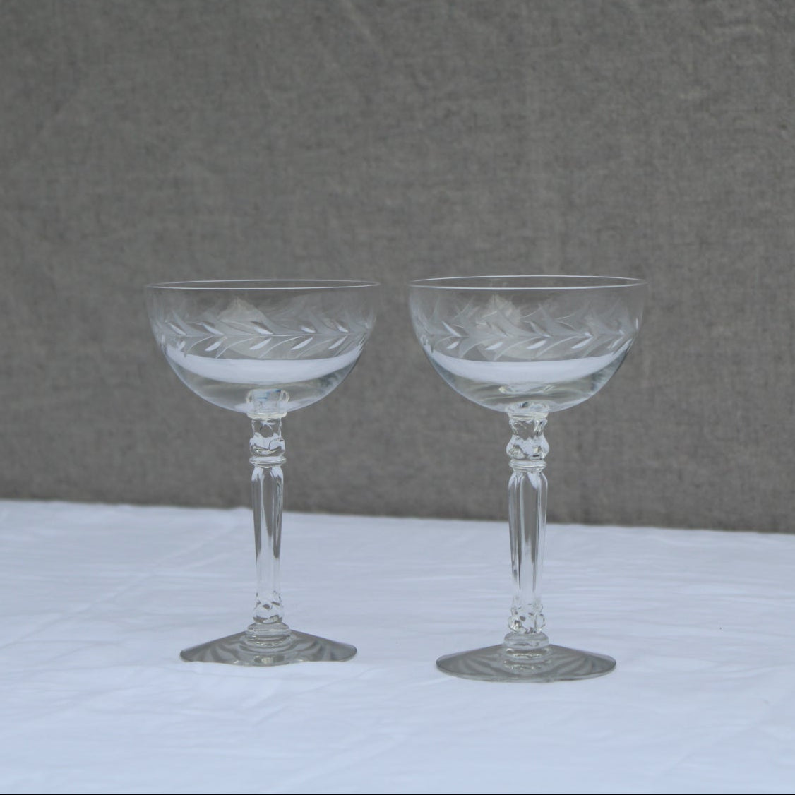 Coupe Glass: Decorative