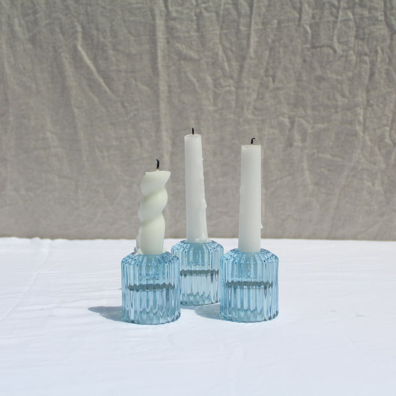 Candlestick Holder: Glass
